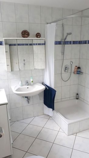 Badezimmer Dusche, Waschbecken