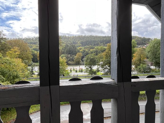 Blick Loggia zum Neckar