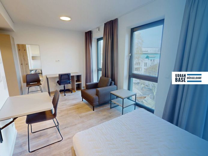 Möbliertes Smart-Apartment mit EBK, ALL-IN-MIETE, UVM. am Rheinufer - URBAN BASE – Foto 1