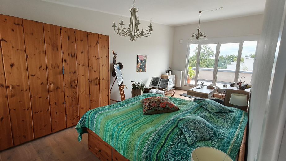 Exklusives Stadthaus am Seerosenpark in Bremen Oberneuland - provisonsfrei! – Atelier - Südblick