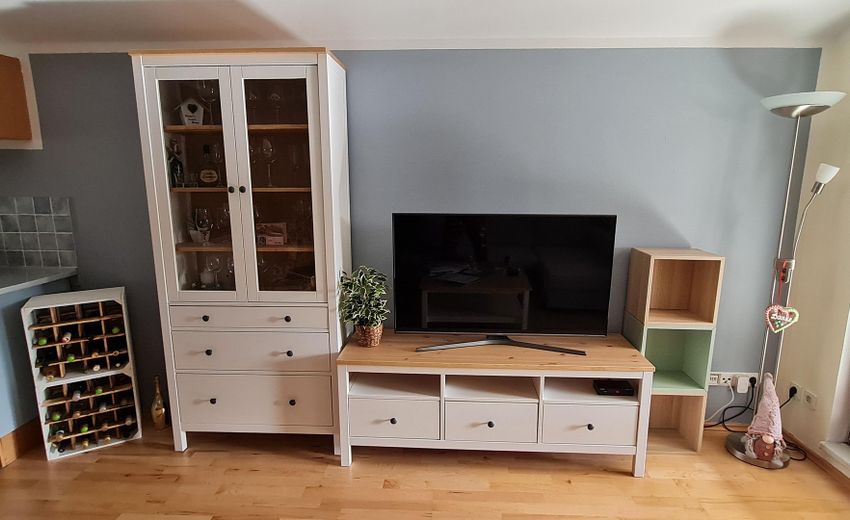 Wohnen wie im Urlaub: Mediterraner Bungalow in Blankenfelde-Mahlow – Wohnzimmer OG