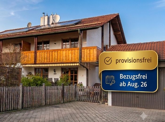 Helle Doppelhaushälfte mit großem Garten - frei ab Aug. 26 - ohne Provision – Helle Doppelhaushälfte