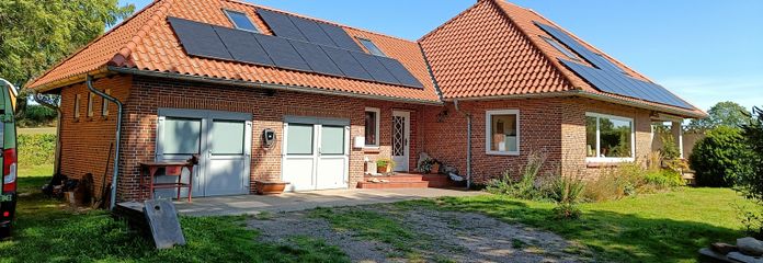 Uitzicht over de weiden nabij de Oostzee en Holsteinische Schweiz – Südwestseite