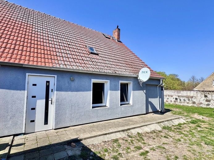 HORN IMMOBILIEN++ kleines gemütliches Zuhause bei Gartz an der Oder – Hausansicht