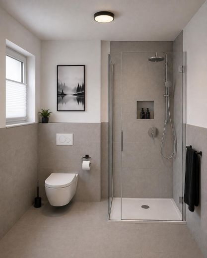 ERSTBEZUG - 2-Zimmer-Wohnung in bester Lage, Komfort und Ambiente im Neubau an der Klingenburg – Bad