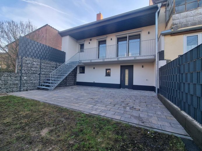 Stahltreppe vom EG zum OG