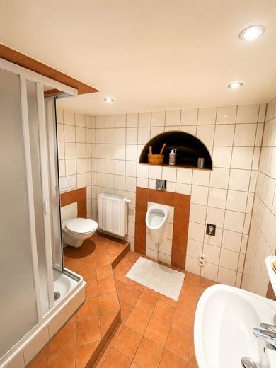 PROVISIONSFREI|Repräsentative Stadtvilla mit 3 Wohneinheiten, Dachterrasse &amp; Parkgrundstück – Badezimmer Keller