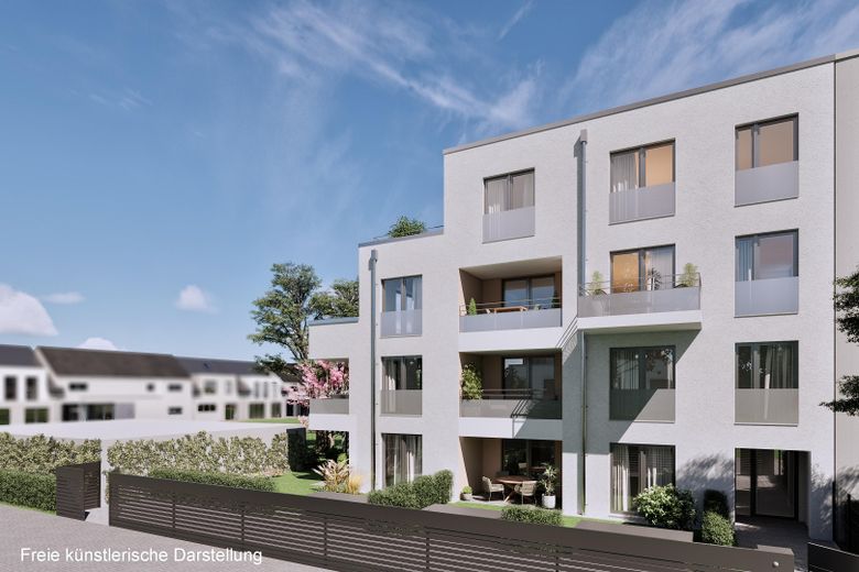 Ihr grünes Refugium in der Stad: 2-Zimmer-Gartenwohnung in Köln-Müngersdorf – Südansicht