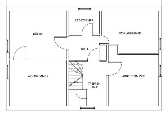 Großes 3-Familienhaus inkl. 3 Garage * in Bad Berneck – 2.OG
