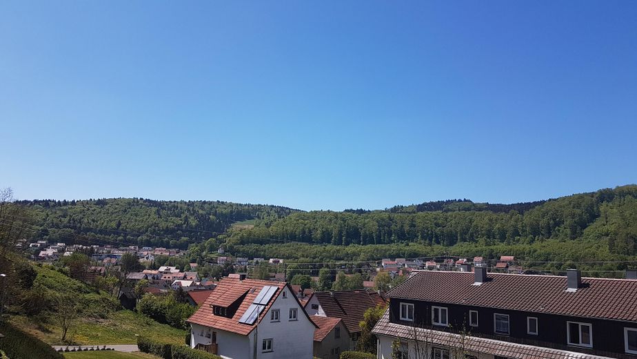 Aussicht vom Balkon