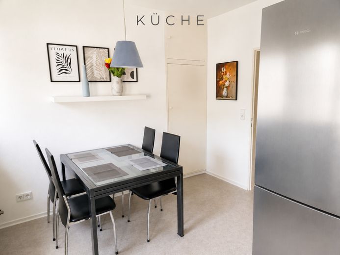 Vollmöblierte 3-Zimmer-Wohnung in Mainz - All Inclusive – 7. Küche