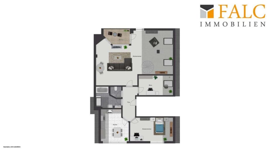 Licht, Raum und Galerie: Stilvolle Maisonette-Wohnung mit Westbalkon! – Grundriss 3. Obergeschoss