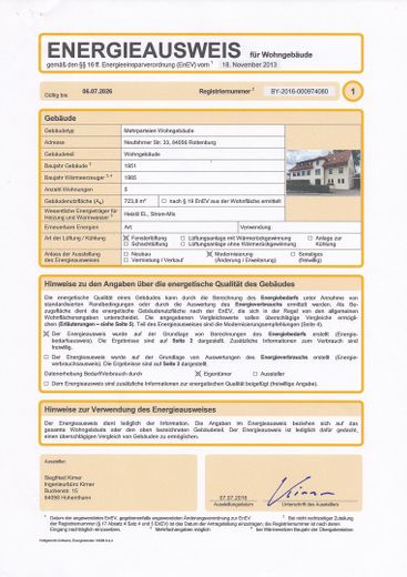 Energieausweis 1