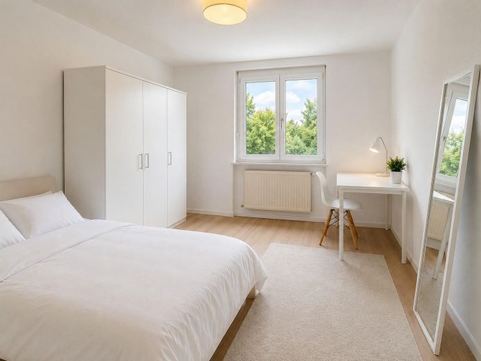 😎 Möbliertes 16 m2 WG-Zimmer  – All-Inclusive - HN-Nordstadt - 560 € warm 😎 – Zimmer 3