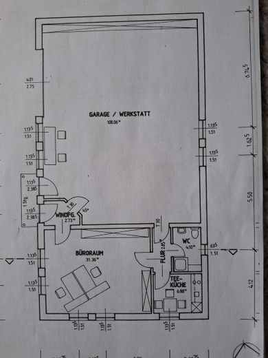 Repräsentatives Einfamilienhaus mit separaten Gewerbegebäude Werkstatt/Lagerhalle – Gewerbegebäude Werkstatt/ Lage