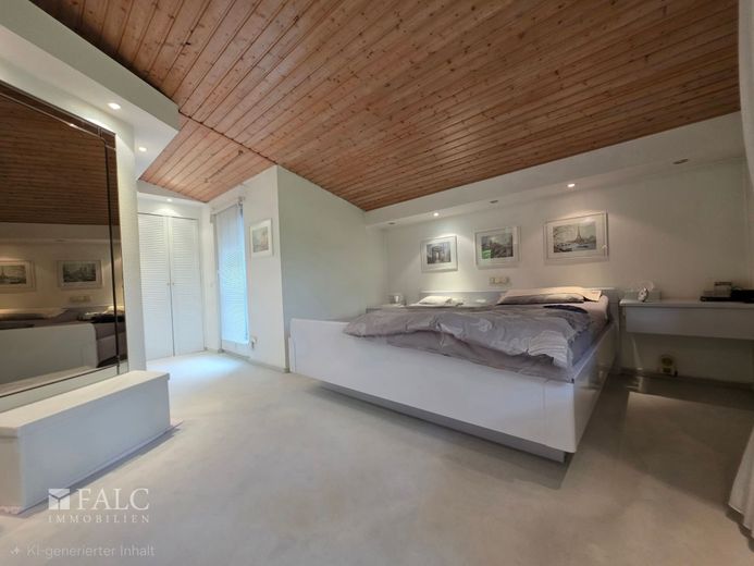 Zentrum vor der Tür - Natur vor dem Fenster! Penthouse in kleiner Einheit – Schlafzimmer