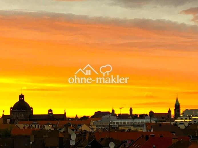 3-Zimmer-Maisonette mit Süd-West-Loggia & Blick über Nürnberg – फोटो 1