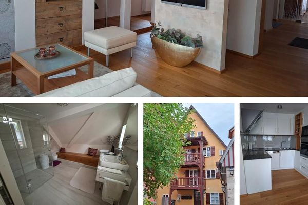 Appartement ancien en duplex élégant et exclusif dans la vieille ville, avec ascenseur et balcon