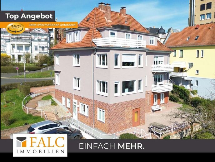+++Vielseitiges 4 Mehrfamilienhaus oder exklusiver Firmensitz in Bad Wildungen+++ – Außenansicht