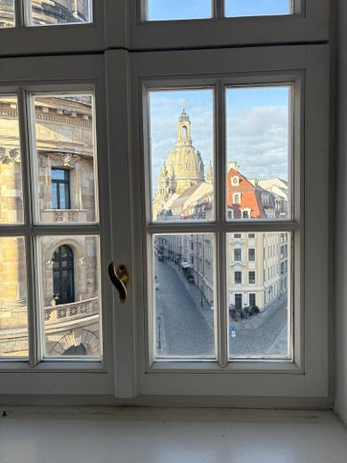 Palacio Kurländer: oficina/despacho de 110 m² con vistas a la Frauenkirche – Blick auf die Frauenkirche 