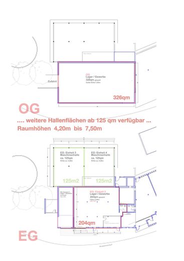 Halle als Lager, Produktionsfläche oder Einbau Padel Court – Foto 7