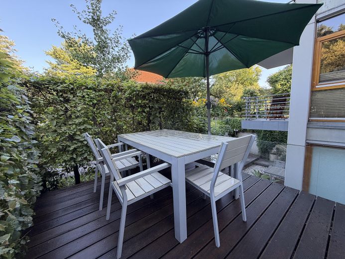 Fantástico apartamento de 2 habitaciones justo junto al Volkspark, en Prenzlauer Berg – Zusätzliche Sommerterrasse