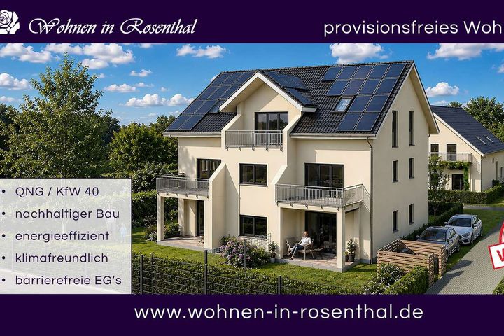 Wohnen in Rosenthal – Außenvisualisierung