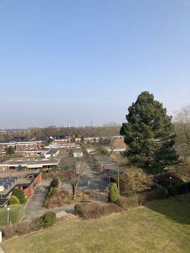 3 Zimmer-Wohnung mit Abendsonne auf dem Balkon – Blick über Uelzen
