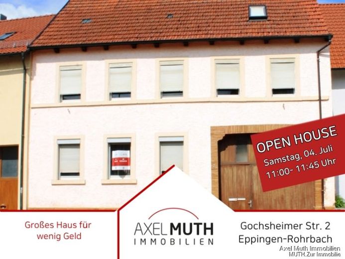 OpenHouse- Sa. 04.07. ab 11:00h-11:45H

Großes Haus für wenig Geld!
2 Wohnungen, viele Gewerberäume. – Foto 1