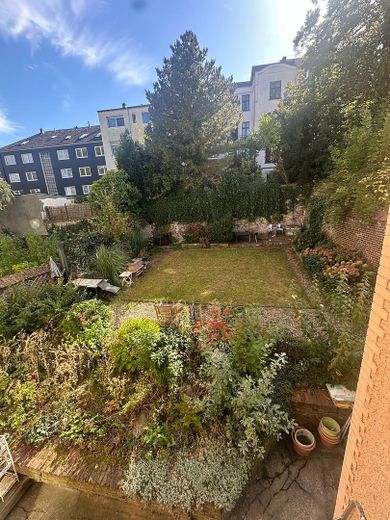 Frisch renovierte, helle 3 - Zimmer Wohnung in ruhigem Haus direkt an den Barmer Anlagen – Garten 