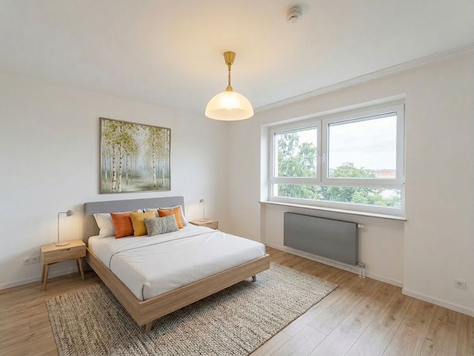 Rohdiamant mit Weitblick: Erschaffen Sie Ihr Traumzuhause in Kulmbach! – Beispiel modernsiertes Schlafzimmer