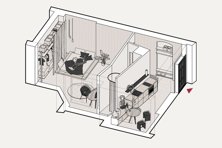 Provisionsfreies Designer-Mikro-Loft in Prenzlauer Berg – Saniert, bezugsfrei & Wertanlage – Raumkonzept
