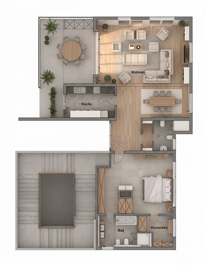 Wysokiej klasy apartament typu penthouse w dzielnicy willowej Frankenforst (Bergisch Gladbach) – Zdjęcie 20
