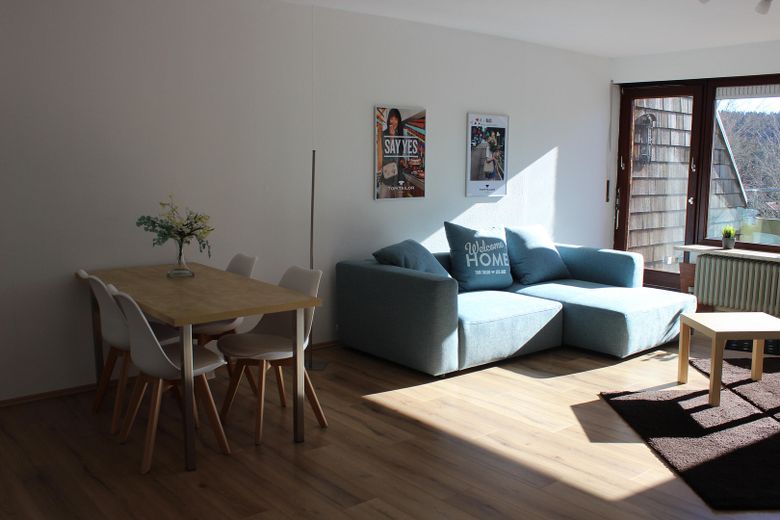 Sofa, Tisch