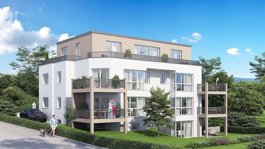 Großenlüder - apartamento de nueva construcción – Süd-West Ansicht