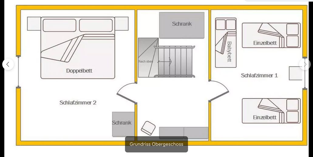 Grundriss Obergeschoss