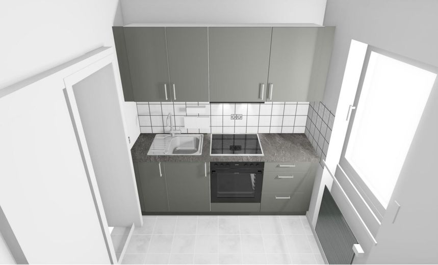 Projektierte Einbauküche