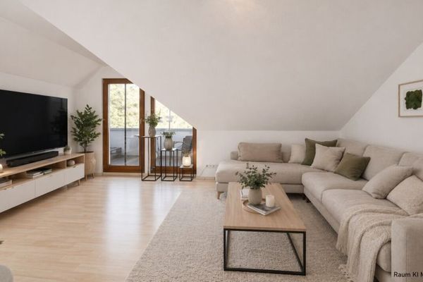 **Prête à emménager ! – agréable appartement de 3 pièces sous les toits**