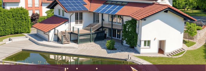 Traumhaftes Architektenhaus mit Schwimmteich, Doppel- und Tiefgarage in Hofkirchen