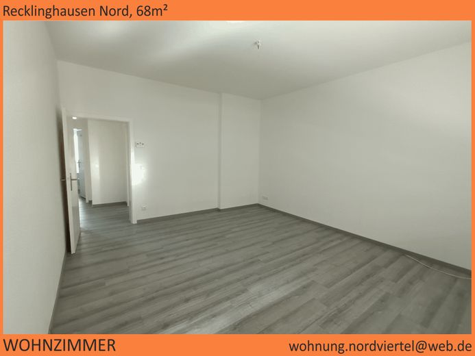 Nordviertel, schöne 68m²-Wohnung im 1.OG, saniert – Wohnzimmer