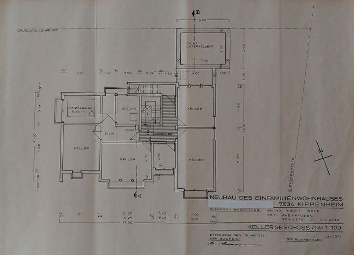 Casa unifamiliar independiente en más de 1.000 m²: tranquila, soleada, con sótano de uso versátil, cerca de Friburgo – Grundriss Untergeschoss