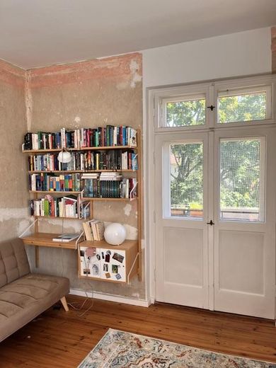 Groene Kissingenviertel, Birkenhof – Wohnzimmer und Balkontür