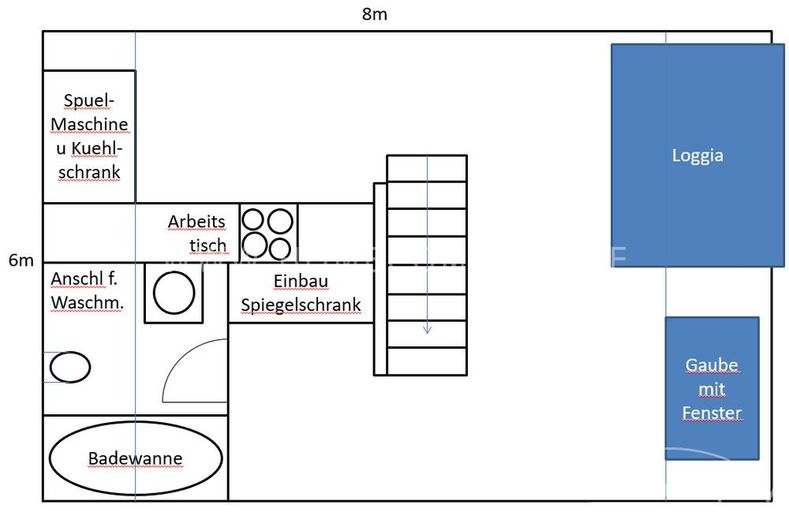 Helle, modern möblierte 1,5-Zimmer-Dachgeschoss-Maisonette-Wohnung mit Südbalkon in Schwabing – 044fc2db76fa560eab0213e17a6f9708e184375c.jpg