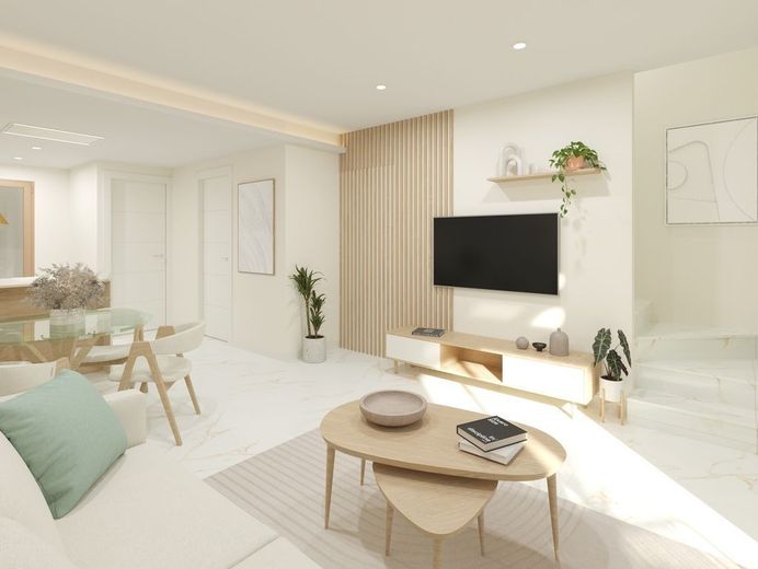 Reihenhaus Costa Blanca – Wohnzimmer-Urlaub Costa Blanca Süd Strand Guardamar - mit bestcostahome.de-jpg