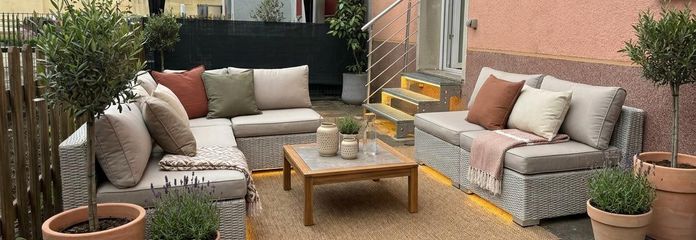 Terrasse statt Balkon
