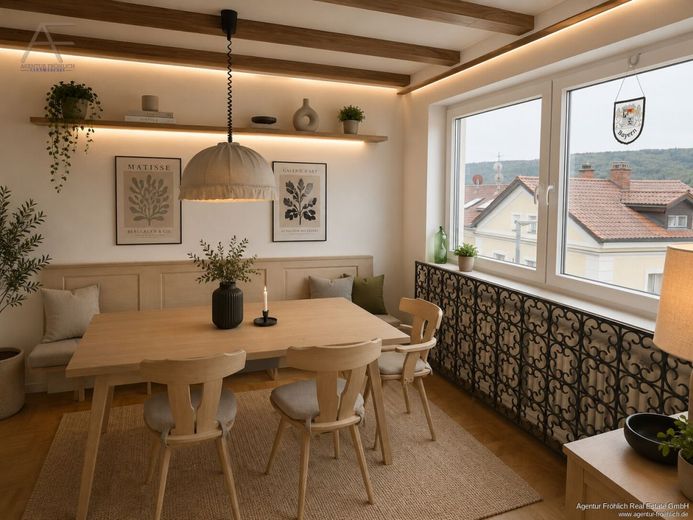 Licht. Raum. Lebensqualität. - Ein Zuhause zum Ankommen und Wohlfühlen mit Entwicklungspotenzial. – Esszimmer