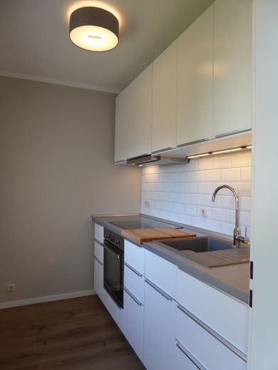 Top sanierte 1 ZKB Wohnung mit Balkon in Wiesbaden - Nordenstadt – Küche