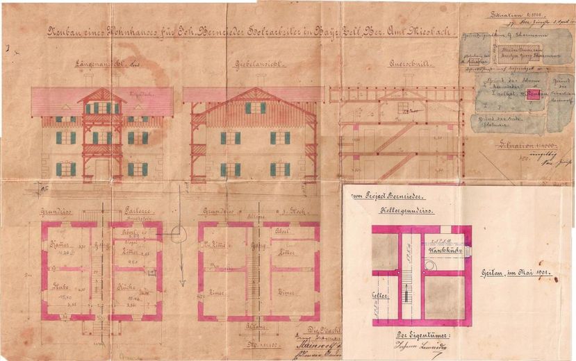 Eingabeplan von 1901