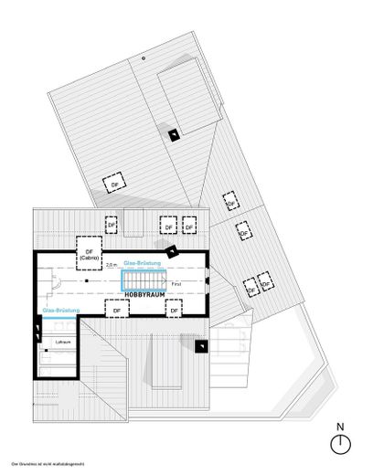 Rare opportunité dans un monument classé KfW : duplex sous les combles dans un immeuble ancien, vue panoramique, prestations haut de gamme, PREMIÈRE OCCUPATION – Grundriss (2. DG)