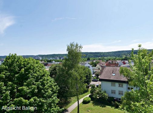 Ausblick Balkon